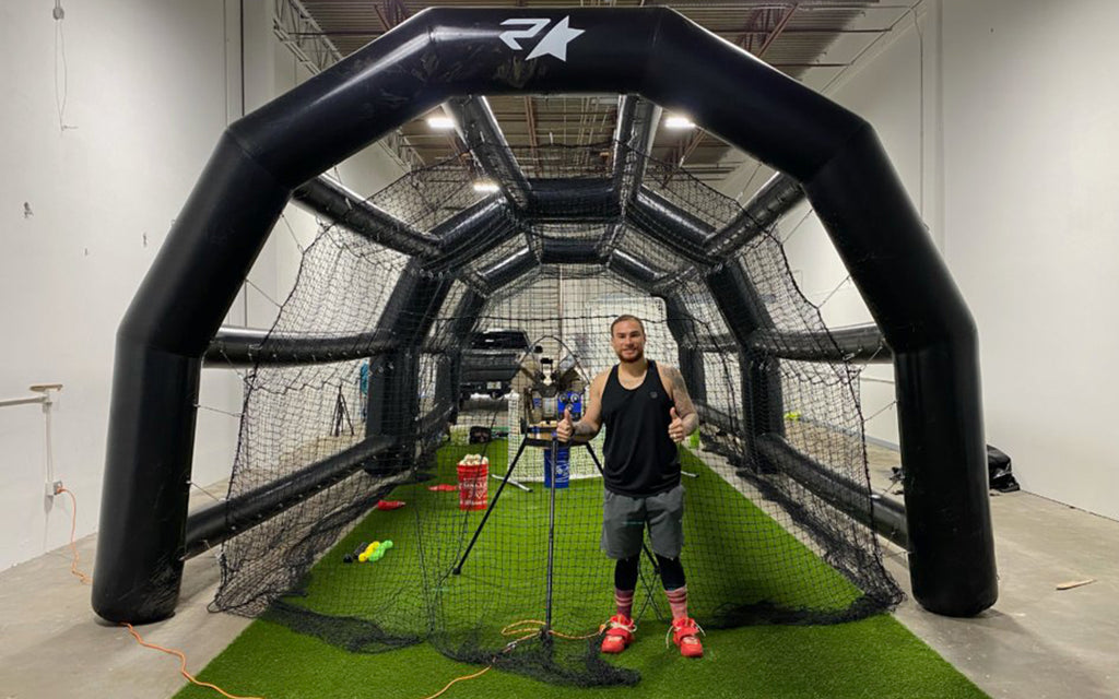 The Official Batting Cage of Christian Vázquez Red Sox Catcher