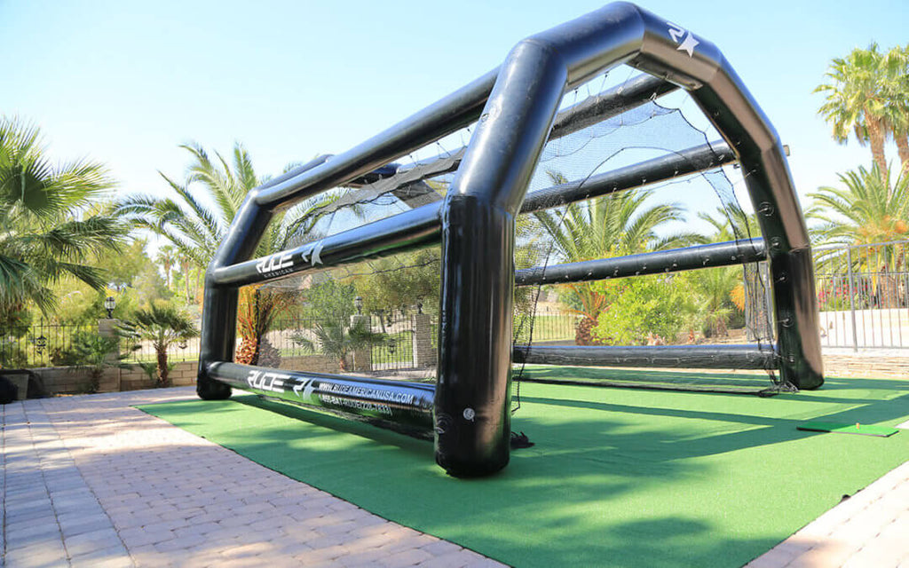 Inflatable Cages as Inflatable Golf Ranges